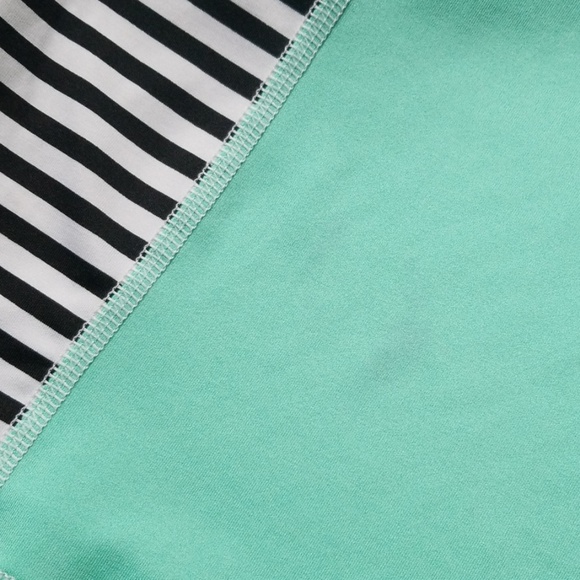 Cat and Jack Mint Striped Summer Rash Guard - Picture 8 of 8